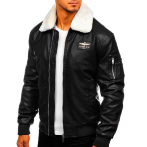 CHAQUETA LOGAN CUELLO-CUEROTEX PREMIUM