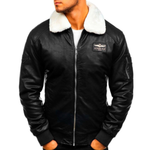 CHAQUETA LOGAN CUELLO-CUEROTEX PREMIUM - Imagen 3