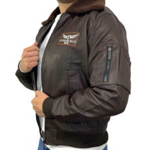 CHAQUETA LOGAN CUELLO-CUEROTEX PREMIUM - Imagen 5